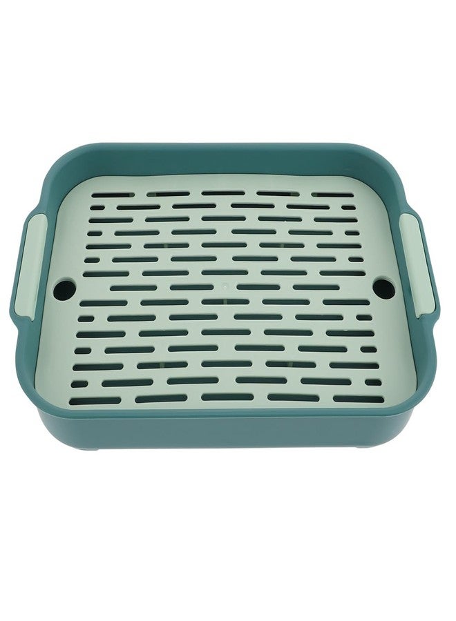 CIYODO Pet Equipment Bunny Equipment Rabbit Urine Box Guinea Pig Litter Box for Indoor Outdoor Use - Image 1